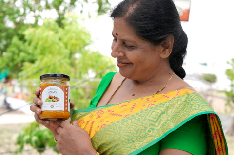 aam ka achar with no oil satvic foods