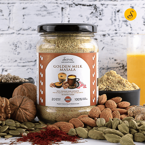 golden milk masala from satvic foods