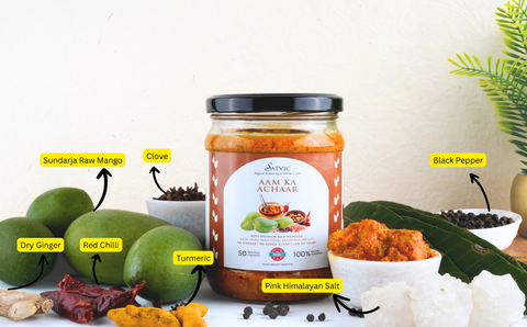 Satvic Foods Aam Ka Achaar for healthy mango pickle benefits