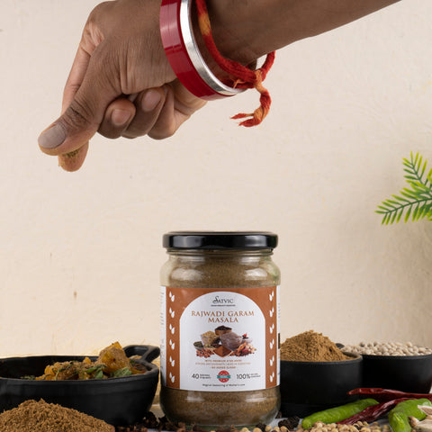 Satvic Foods Rajwadi Garam Masala for healthy homemade food