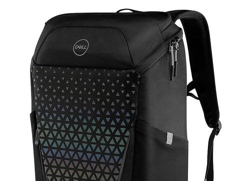 Heavy-duty protection on the go Keep your gaming laptop safe while on the move with this Dell Gaming Backpack. Heavy-duty body fabrics and coated base material provide a water-resistant shield against the elements so your devices stay protected when you’re on the go, and the robust construction and padding helps to reduce movement to safeguard your gaming gear.