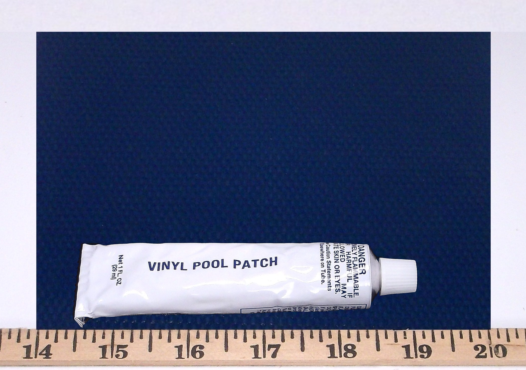 6" Navy Blue patch with glue A1961