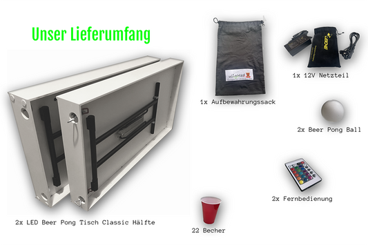 Beer Pong Tisch LED Pro – ulighted