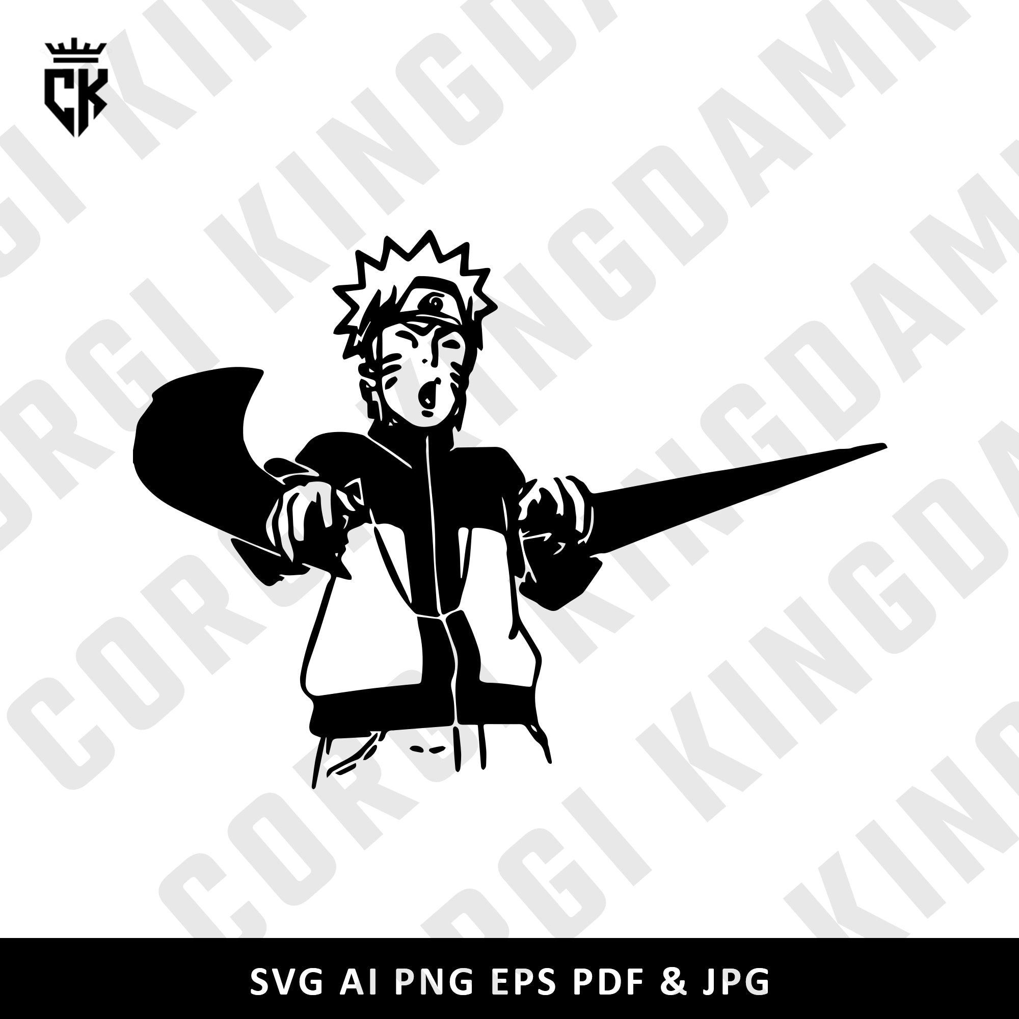 Limited Naruto X Nike Svg Digital Anime Manga It Will Kill File In Corgi Kingdamn