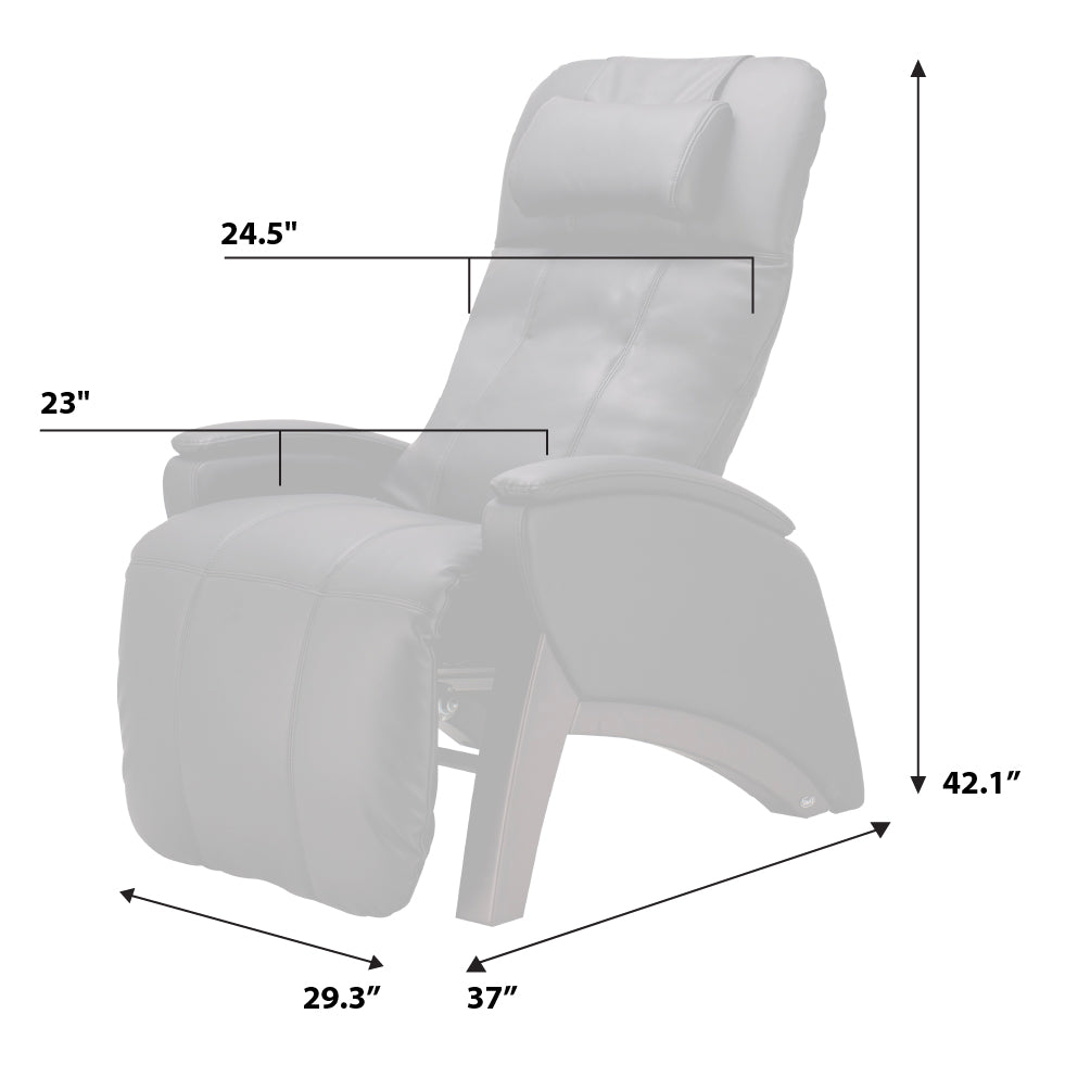 Osaki Sonno Recliner GravZero Recliner Dimension Upright