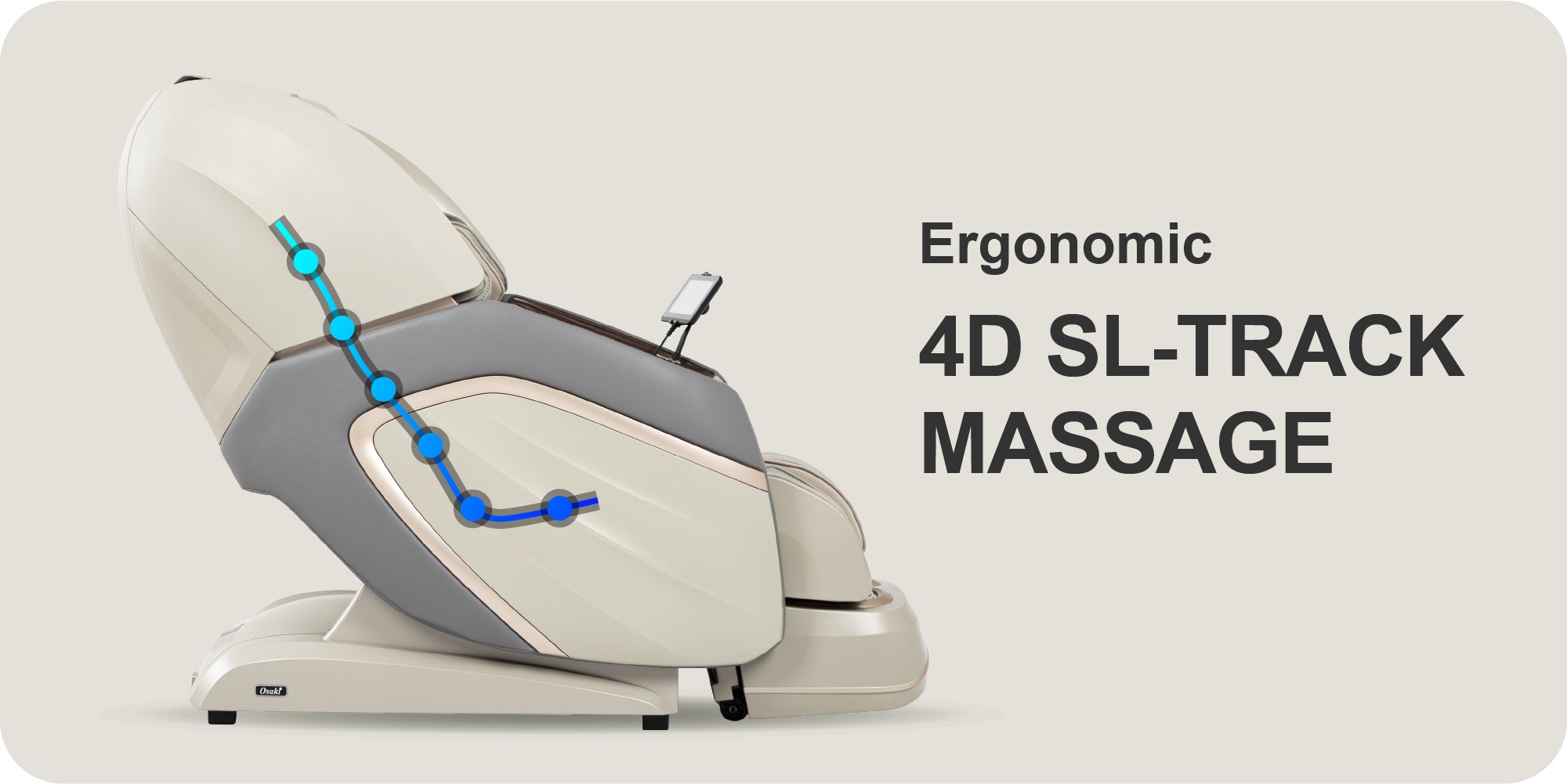 Osaki OS-Pro 4D Emperor 4d sl-track massage