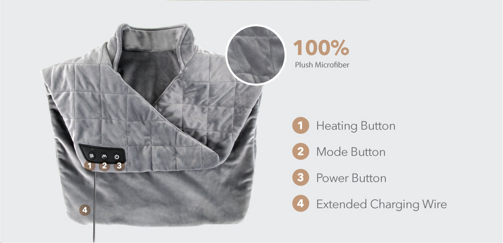 Osaki Shoulder Heating Shawl - Functions