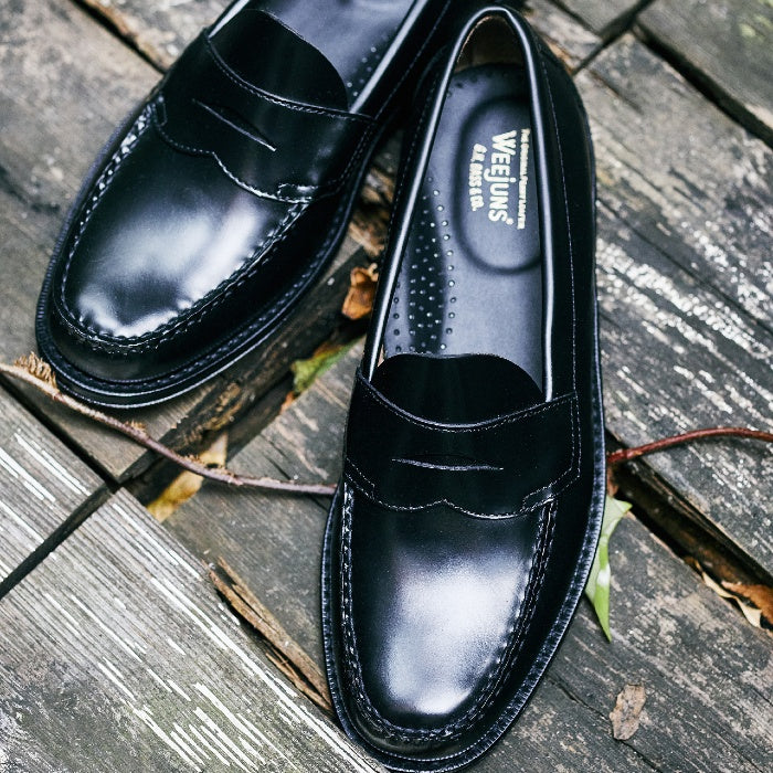 ローファー | 11015H LARKIN / BLACK (LEATHER SOLE) - G.H.BASS