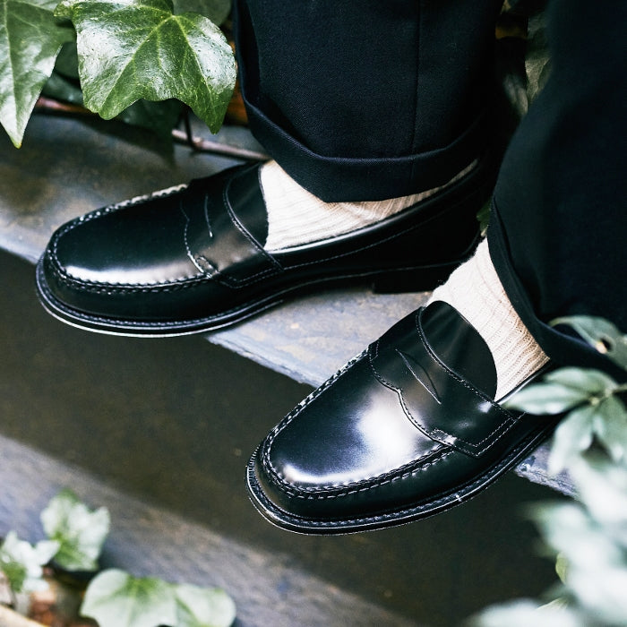 ローファー | 11015H LARKIN / BLACK (LEATHER SOLE) - G.H.BASS