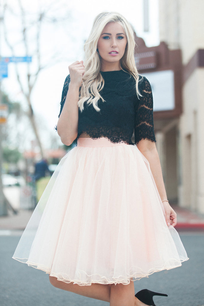 white top for tulle skirt