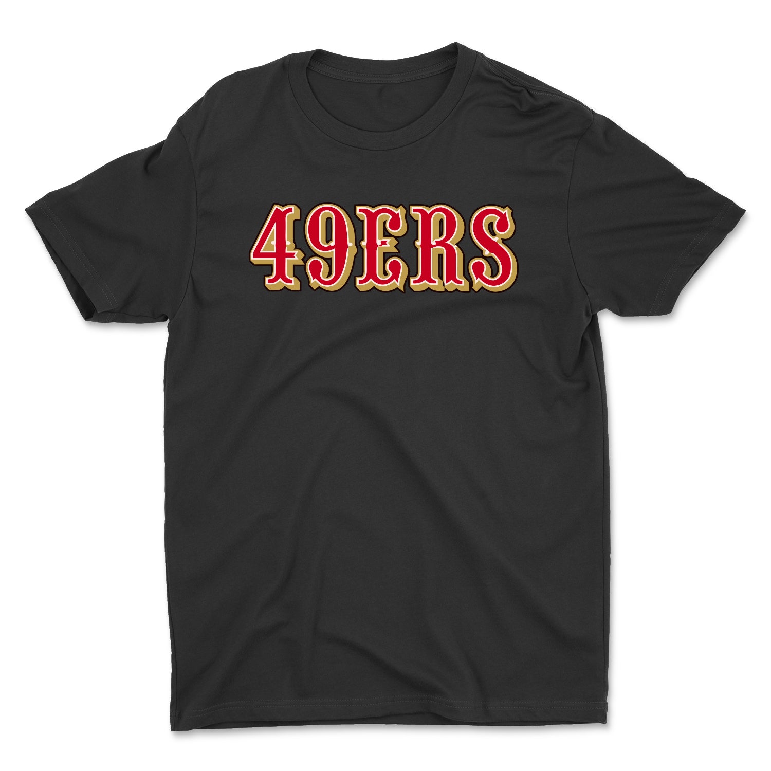 Tizzy Teez 49ers Saloon Logo (Red & Gold) S / Black