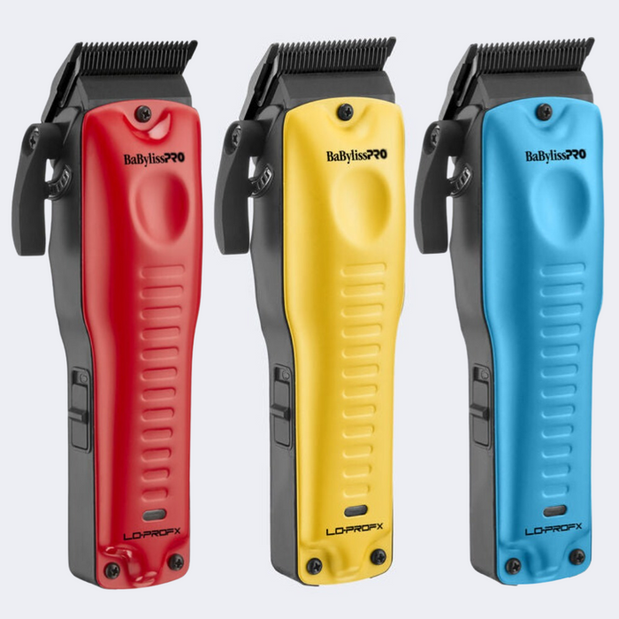 BabylissPRO Edition LoPROFX Influencer CLIPPERS (Blue, Red — WB Barber