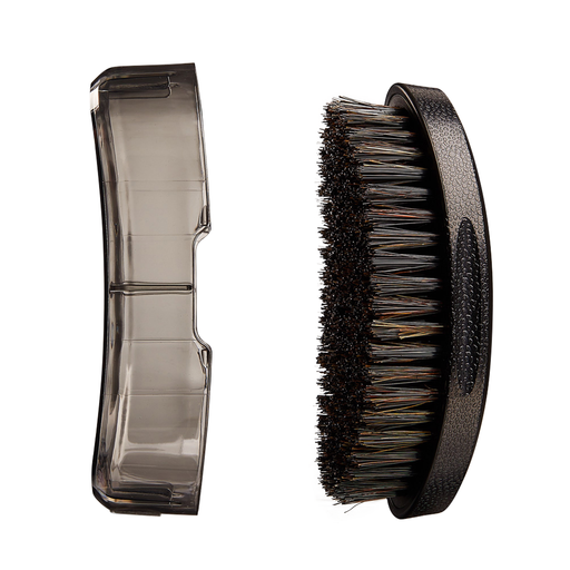 Deluxe Soft Military Palm Brush 5 — WB Barber Supply