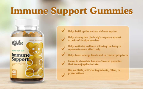 Immune system support gummies