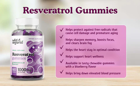 Resveratrol gummies 1000mg