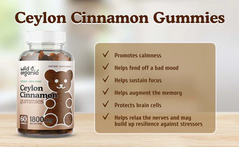 Ceylon cinnamon gummies 1800mg