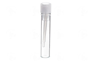 1/6 dram Sample Vials: Clear Glass and Dabber Caps (12 Count) - Abundant Health