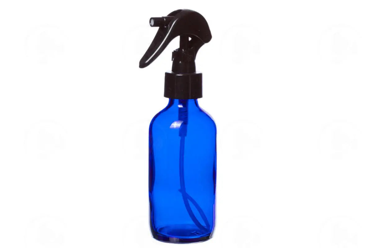 4 oz. Bottle: Blue Glass with Trigger Sprayer