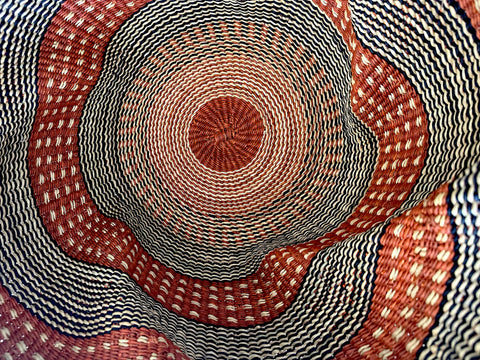 African Art Basket Dance of Shadows