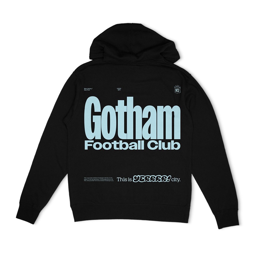 GFC 2023 Season YERRRR! Hoodie – Gotham FC Shop