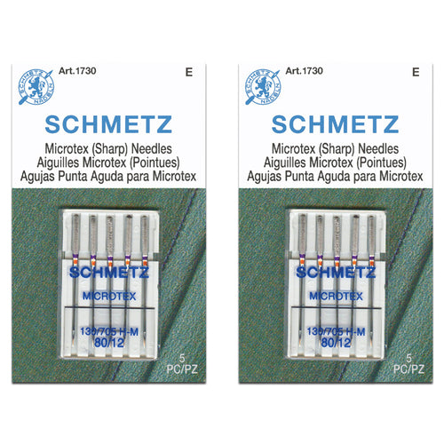 Schmetz Needles Microtex/Sharp Size 60/8