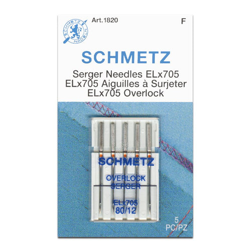 Schmetz 1790 Quick Threading Sewing Machine Needles 705 HDK Size 80/12 5  Pack – World Weidner