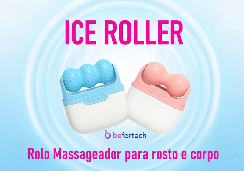 Ice Roller Massageador 2x1 Para Rosto E Corpo 9863