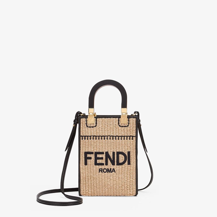 fendi straw bag