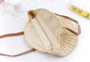 Round Straw Beach Bag