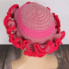 Ruffled Handmade Knit Bucket Hat