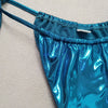 Blue Glossy MerBae two piece swimsuit - Sexikinis Swim