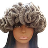 Ruffled Handmade Knit Bucket Hat