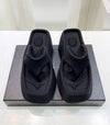 LuxuryPlatform Square Toe Slippers