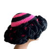 Ruffled Handmade Knit Bucket Hat