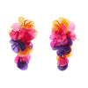Colorful Shiny Large Shell Earrings - Sexikinis Swim