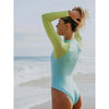 Aurie one piece long sleeve swimsuit