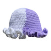 Ruffled Handmade Knit Bucket Hat