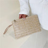 Weaving Wristlet Clutch Bag