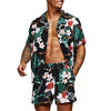 Floral Hawaiian two piece beach set