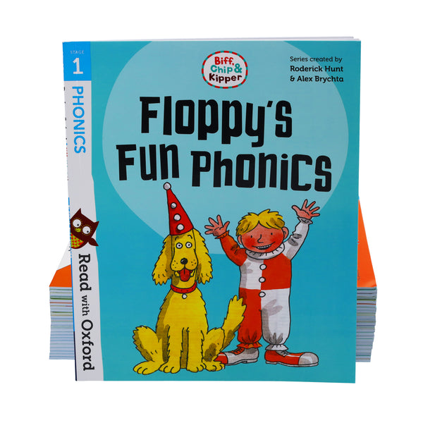 Biff, Chip and Kipper Stage 1 - 24 Books Children Set Paperback – Just Kids  Books