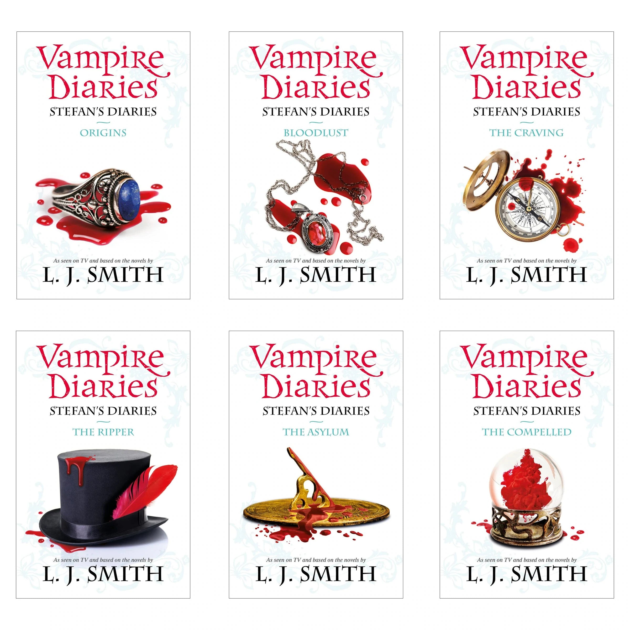 Vampire Diaries Stefan's Diaries 6 Books Adult Collection Paperback Set By L J Smith