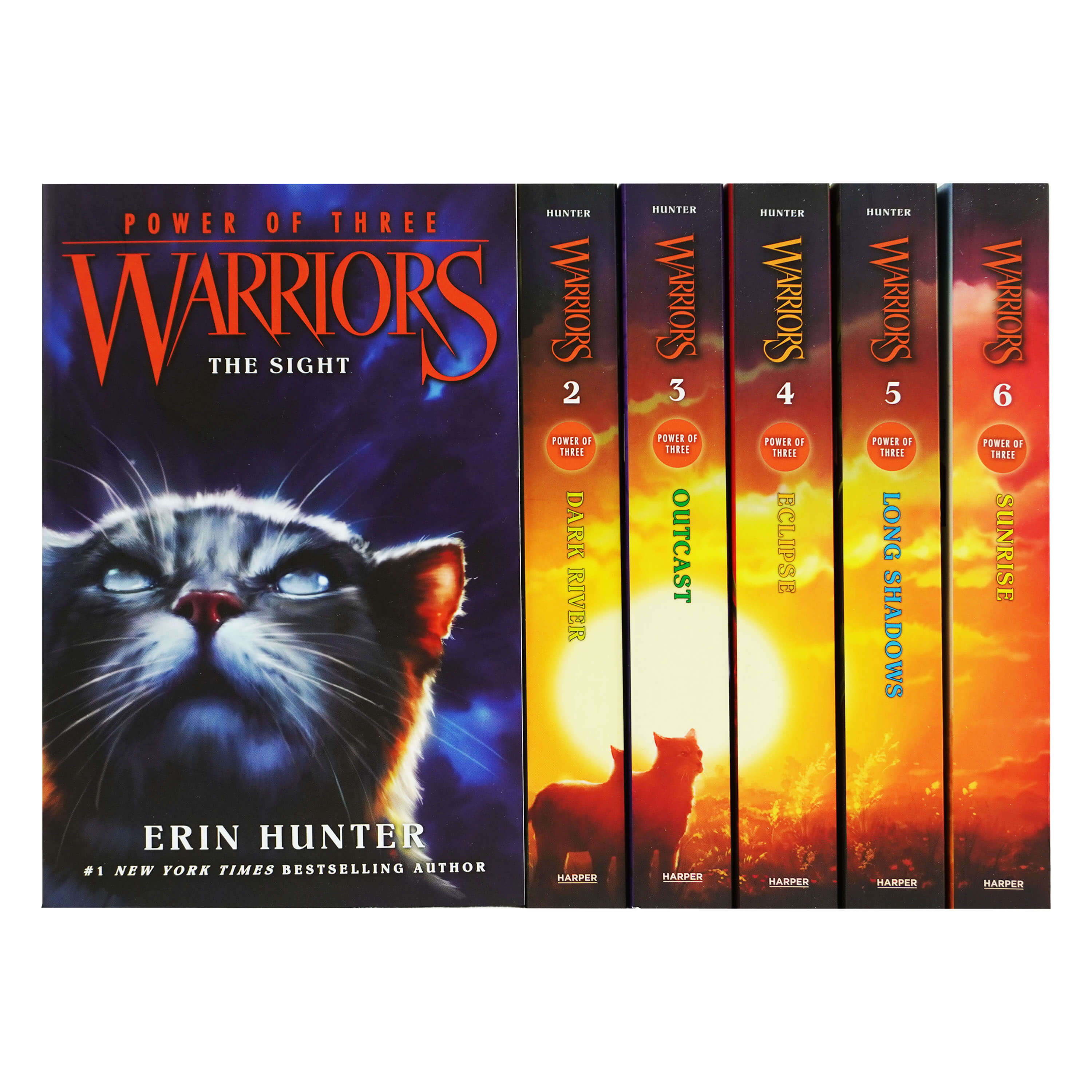 2 a nova profecia criança juventude literatura animal ficção romance livro  inglês 6 livros conjunto copiar livro erin hunter warriors temporada 2