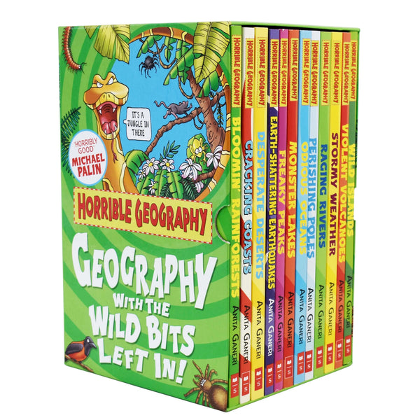 Horrible Geography Collection 12 Book Box Set By Anita Ganeri - Ages 9-14 -  Paperback