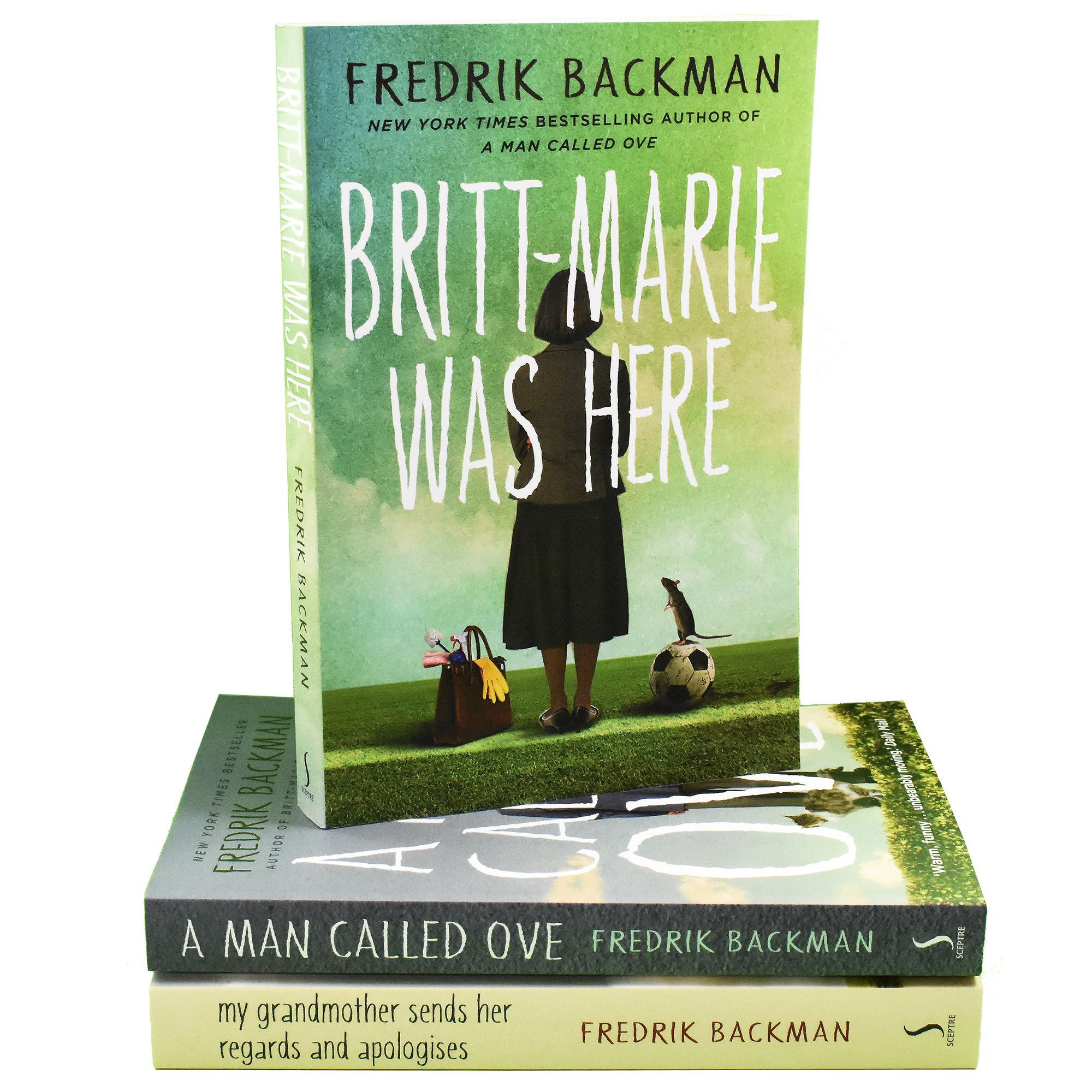 Fredrik Backman Collection 3 Books Set A Man Called Ove Britt Marie Wa Just Kids Books