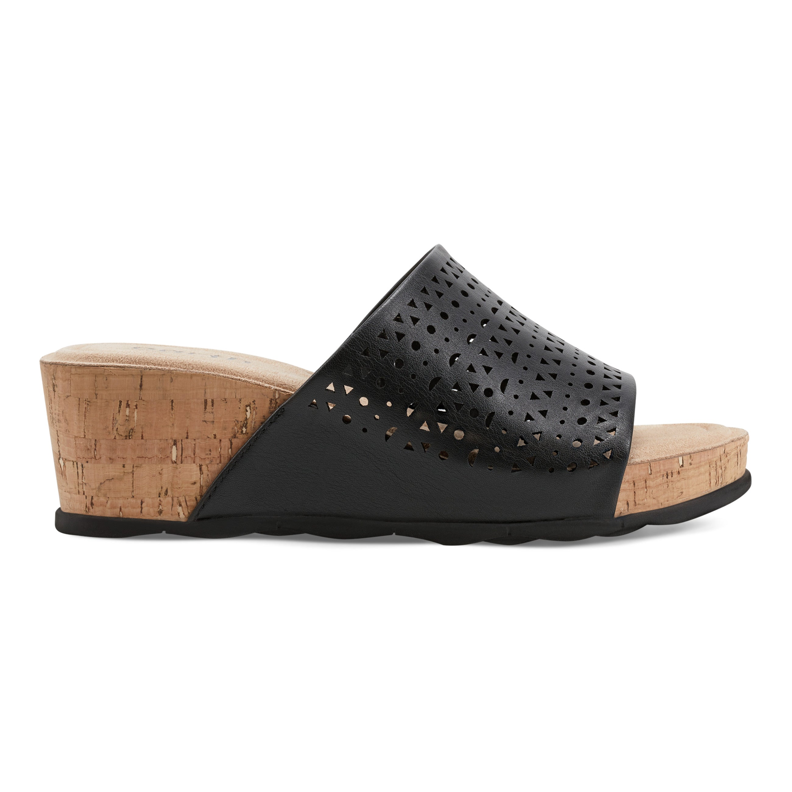 earth® Wendy Laser Cut Casual Slip-on Wedge Sandals – earth® shoes