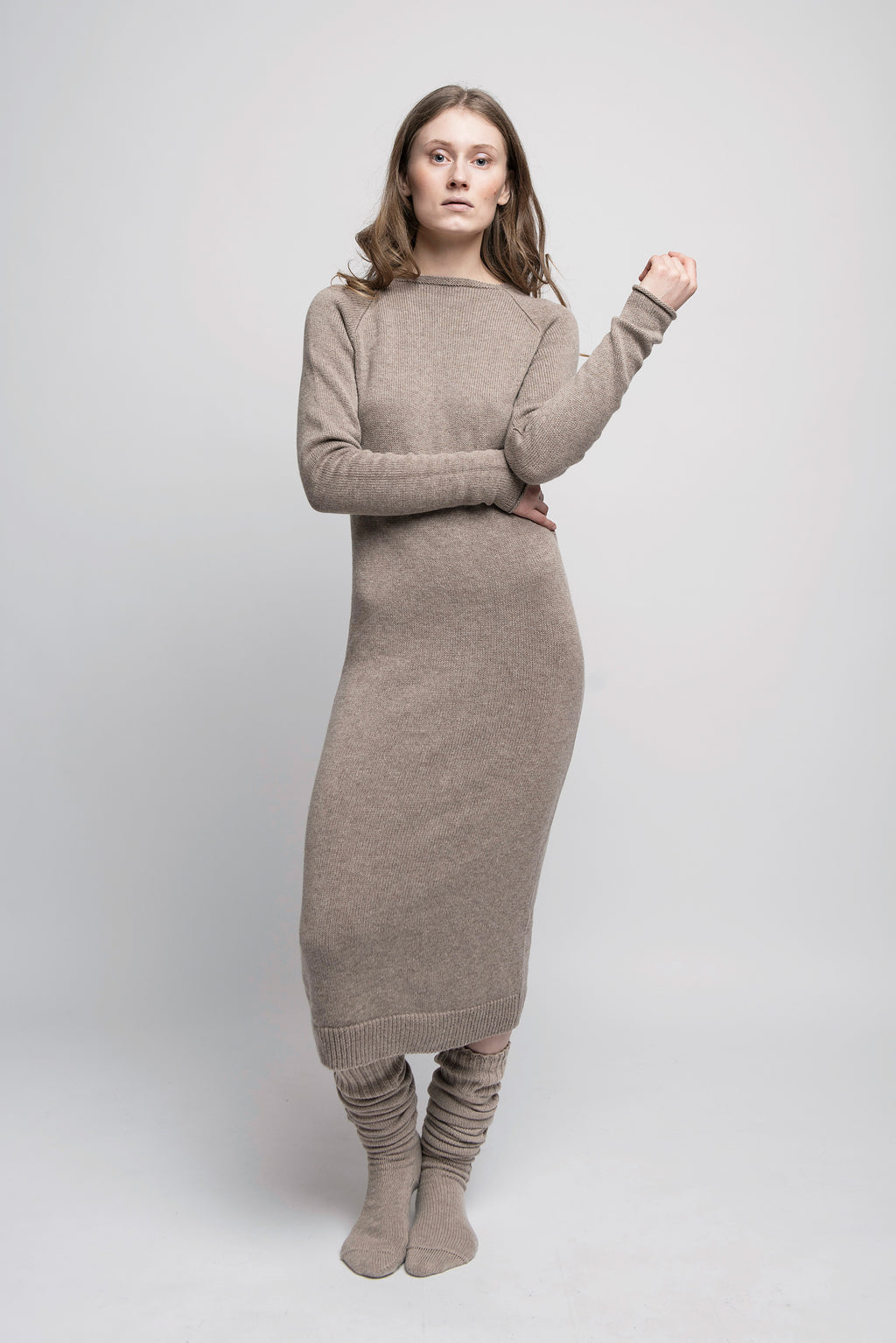 Soft Cashmere Tank Slip Dress For Women [CD016] - $199.00