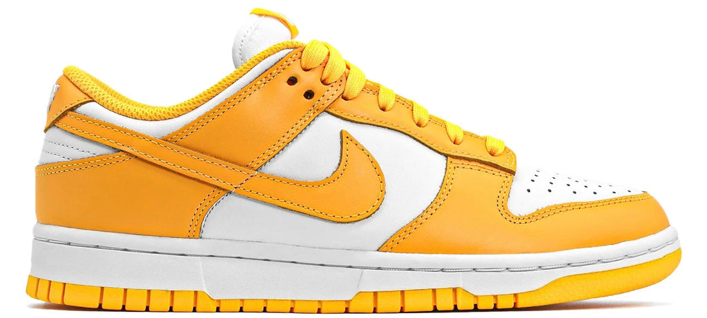 laser orange dunks low