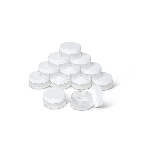 3 oz. Spice Bottle w/ White Lid Round, 1-5/8 x 1-5/8 x 3-3/4 H | The Container Store