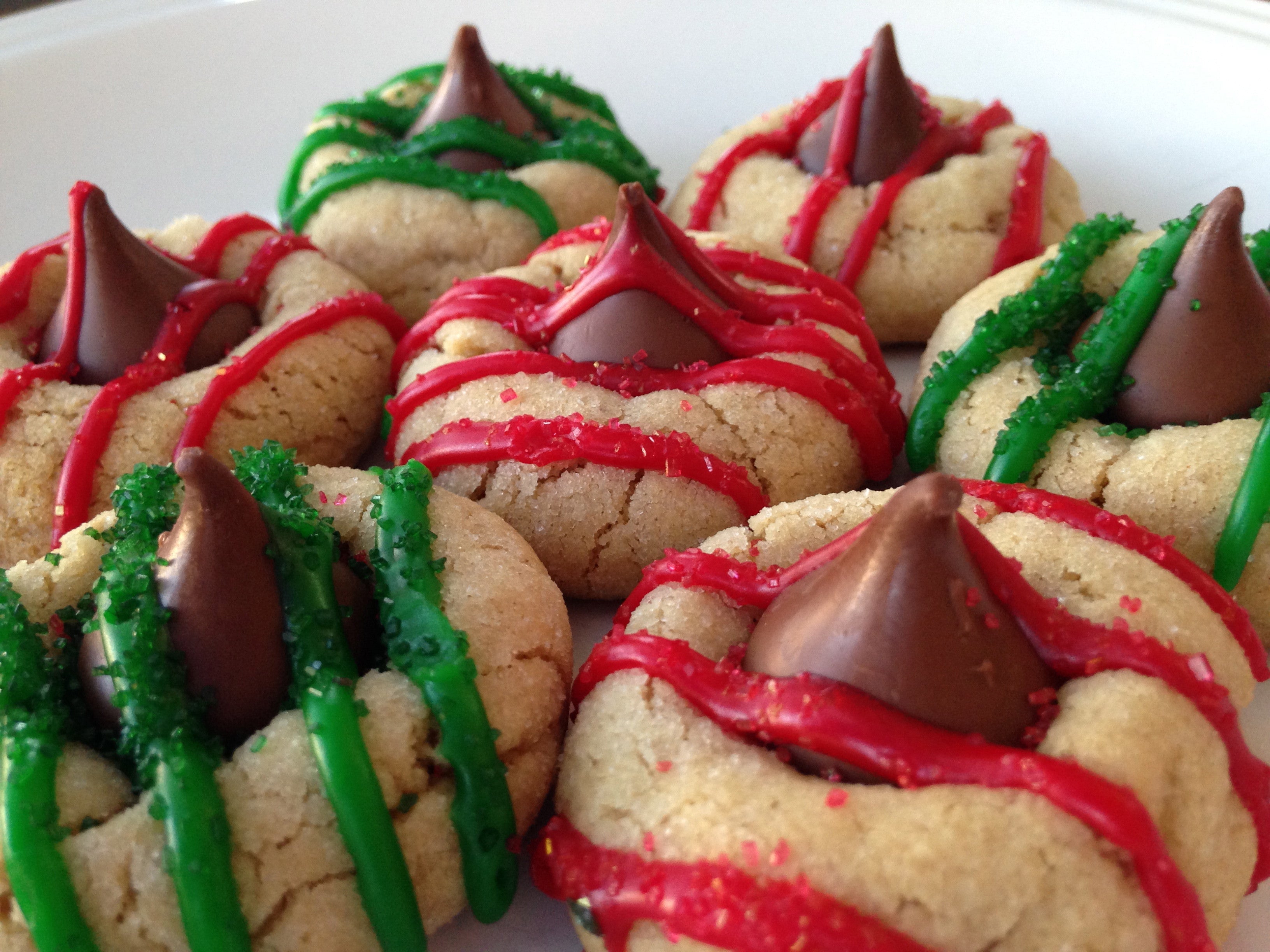 Holiday Peanut Butter Kiss Cookies Pamela's Products