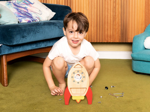 Rocket Ship Screw Driver Board || Montessori Screw Driver Board || Hands on Learning Toys || Best Wooden Toys for Kids || Best Toys for Kids || Axel Adventures